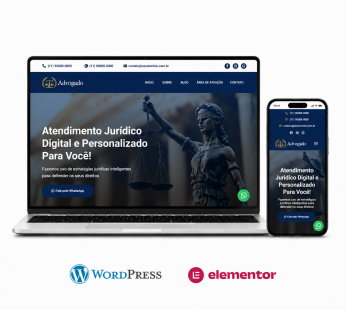 Site para Advogados WordPress Profissional com Elementor – ADV-7562