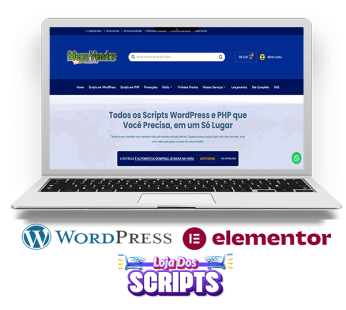 Site Pré-Pronto Loja de Scripts WordPress + Elementor – LDS263